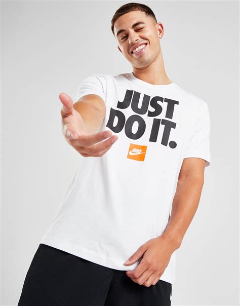 nike tshirt weiss mit muster just do it|Amazon.com: Nike Just Do It T.